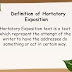 Exposition Text Example - The website uses cookies, which are elements of data that a website can send to your browser, which may then be stored on your system.