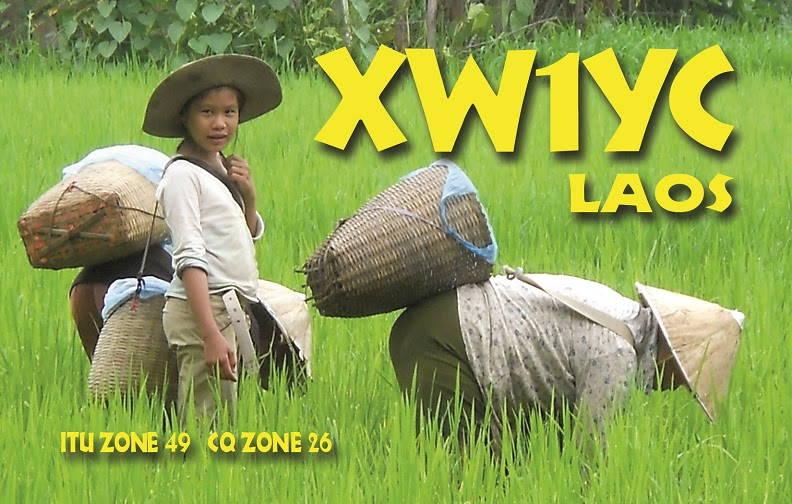 QSL image for XW1YC