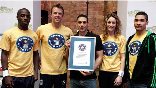 Premiação do Guinness Book (Foto: Divulgação)