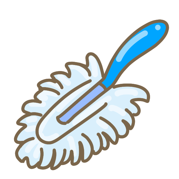 ハンディモップのイラスト かわいいフリー素材が無料のイラストレイン