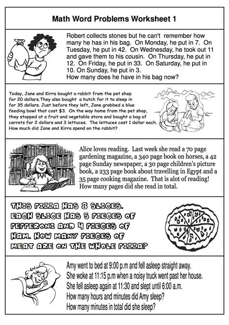  4 free math worksheets third grade 3 addition add 2 digit numbers in