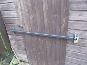 Shed Garage Lock Locking Hinged Security Bar 1000mm 1200mm 