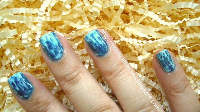 acid wash jean nail art 2