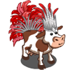 Headdress Cow - FvLegends.Com FarmVille Headdress Cow
