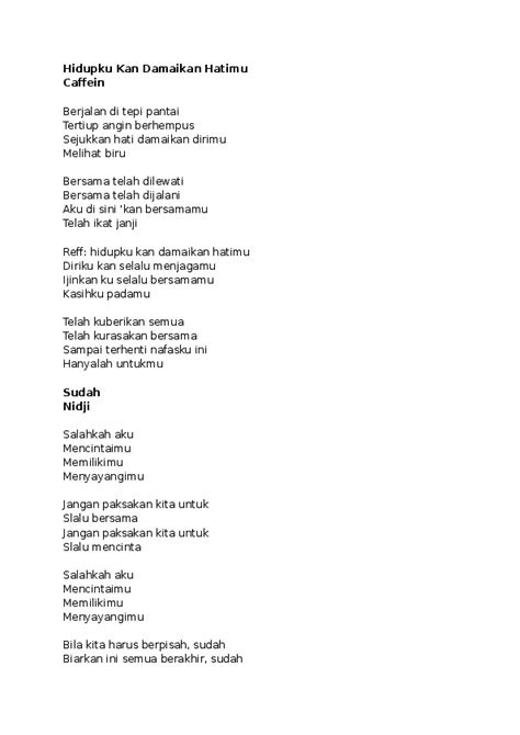 Lirik Lagu Dead Dead Aku Mencintaimu: Ungkapkan Perasaan Cinta yang Tak Terungkapkan