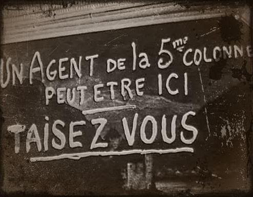 Affiche de la seconde guerre mondiale en France