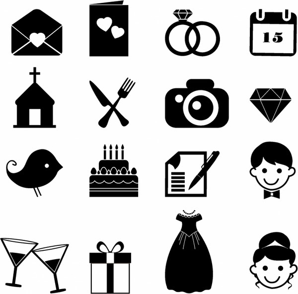 Download Wedding Icons Free vector in Adobe Illustrator ai ( .AI ...