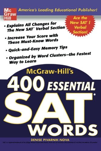 McGraw-Hill's 400 Essential SAT Words, by Denise Pivarnik-Nova