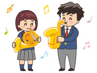吹奏楽部 フルート の画像素材 イラスト素材ならイメージナビ