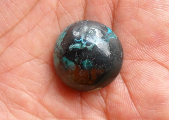 BC22 - Batu Bacan Hitam Biru.. Unik!!_SOLD