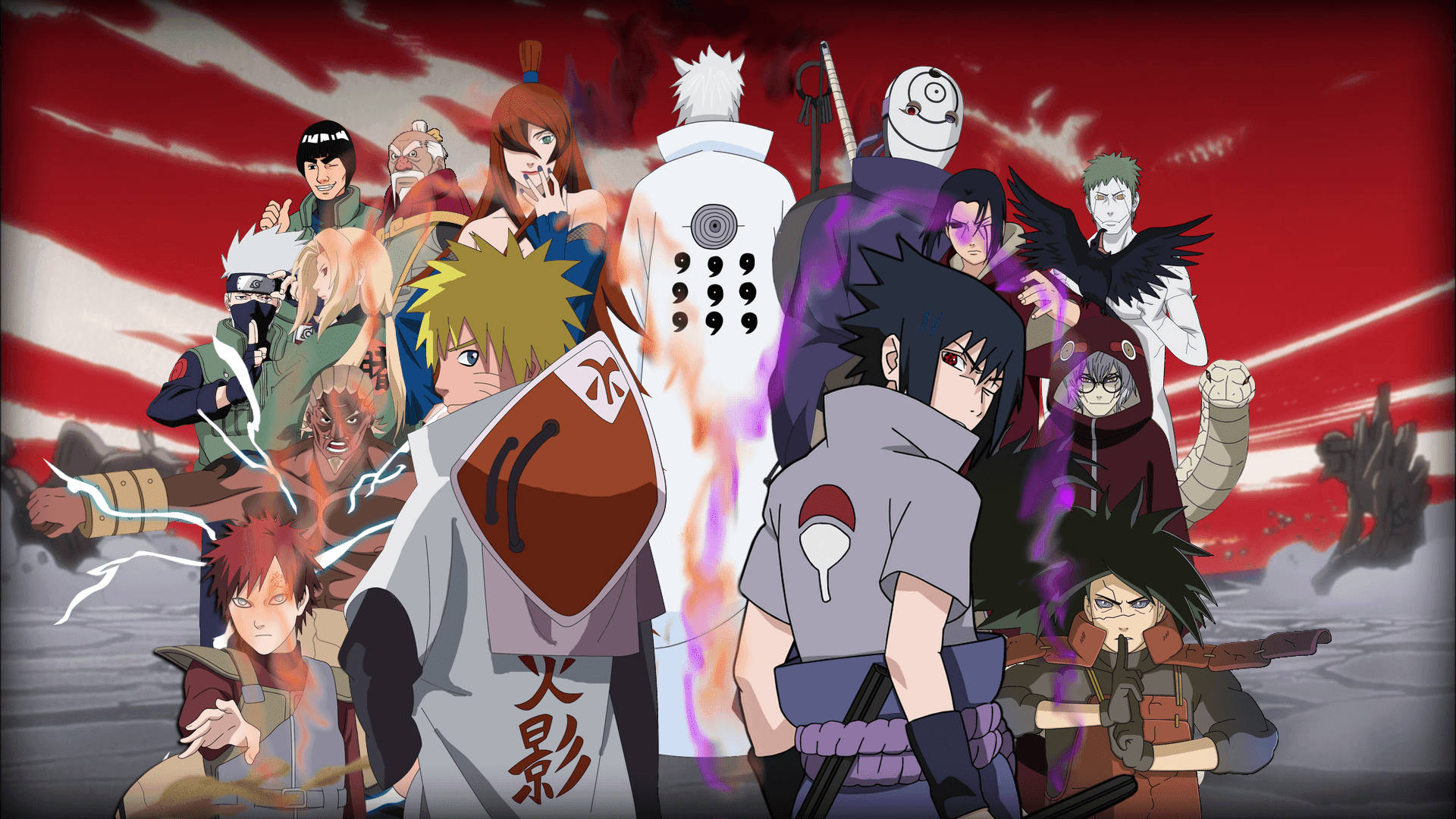 Naruto Shippuden Characters Desktop