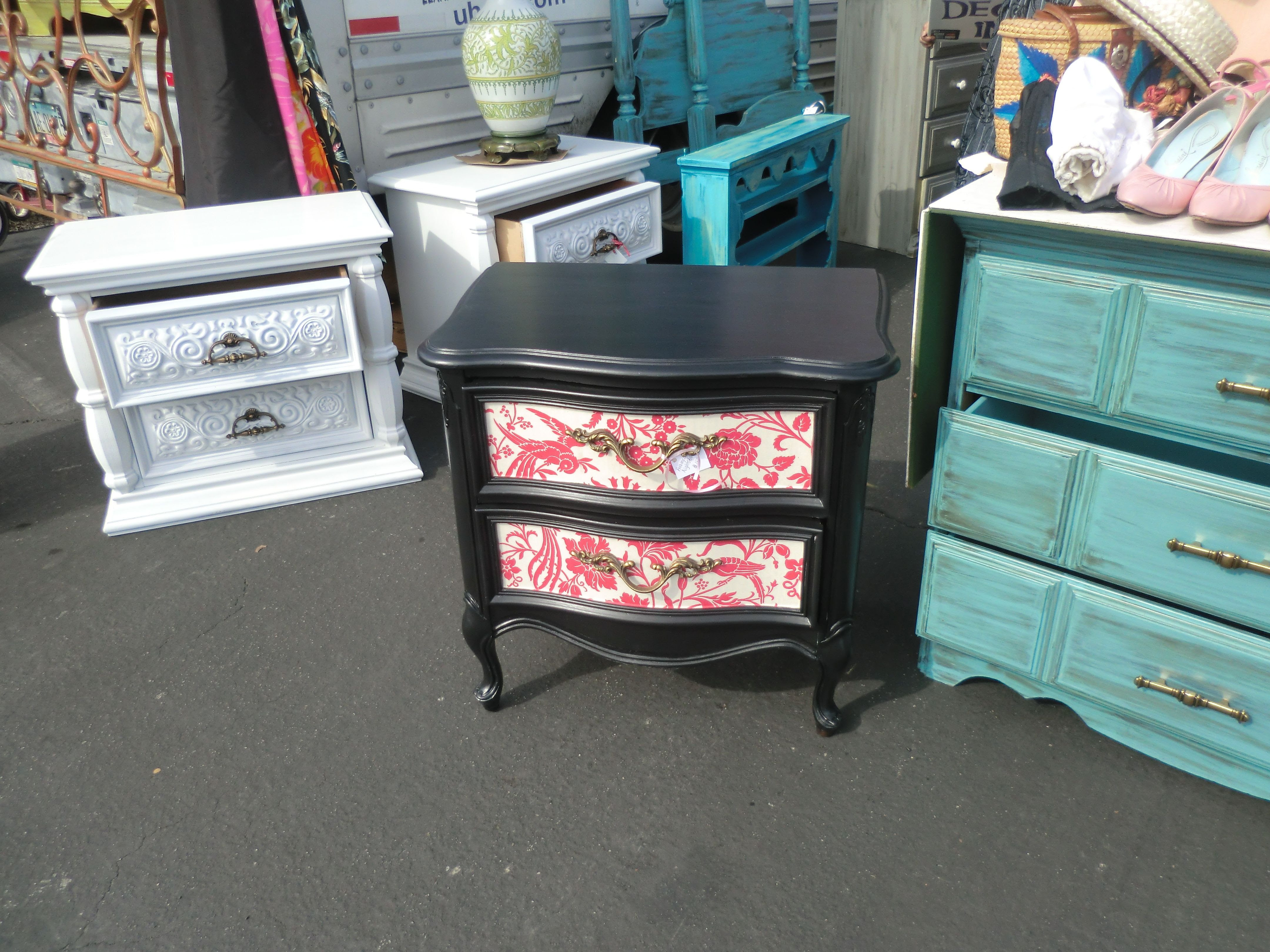 French provincial nightstand