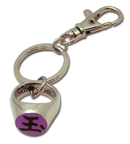 naruto shippuden akatsuki rings. YesAnime.com | Naruto Shippuden Sasori#39;s Akatsuki Ring Metal Keychain