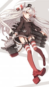 天津風 艦隊これくしょん Iphone用壁紙 Iphone アニメ無料待ち受け