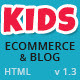 Kids Planet - Responsive Ecommerce/Blog HTML Theme - ThemeForest Item for Sale