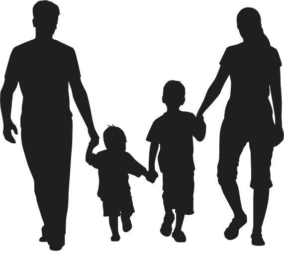 Download Family Silhouette Scalable Vector Graphics - family,Sketch ...