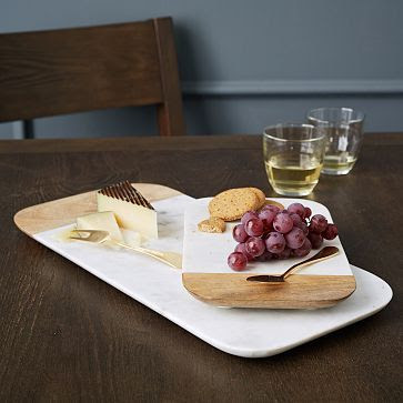 Wood  board Marble Slabs west #westelmhttp://www.westelm.com/products/marble   cutting elm  marble