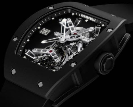 Pricey: This Richard Mille watch was stolen from Rafael Nadal's luxury hotel suite in Paris