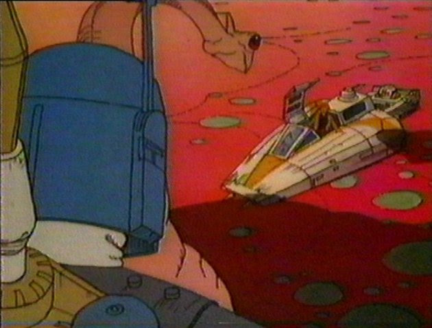 Star Wars Y Wing. head of his Y-Wing a short
