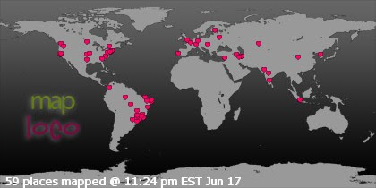Locations of Site Visitors