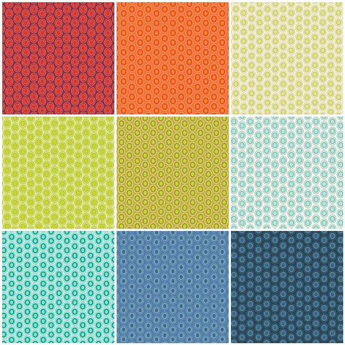 Color Me Retro - Matching Oval Elements by Jeni Baker