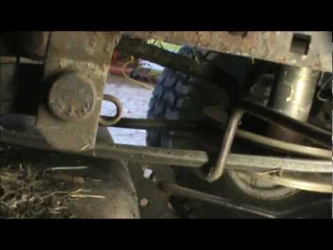 Sears Craftsman mower deck remove removal extraction 42