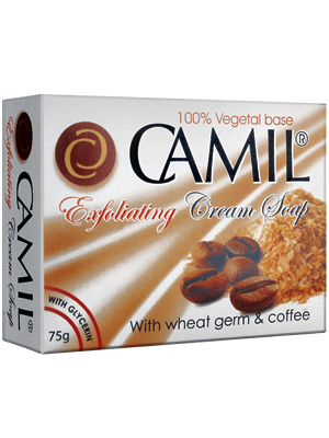 Cami221 - Sapun Camil exfoliant cu germeni de grau si cafea
