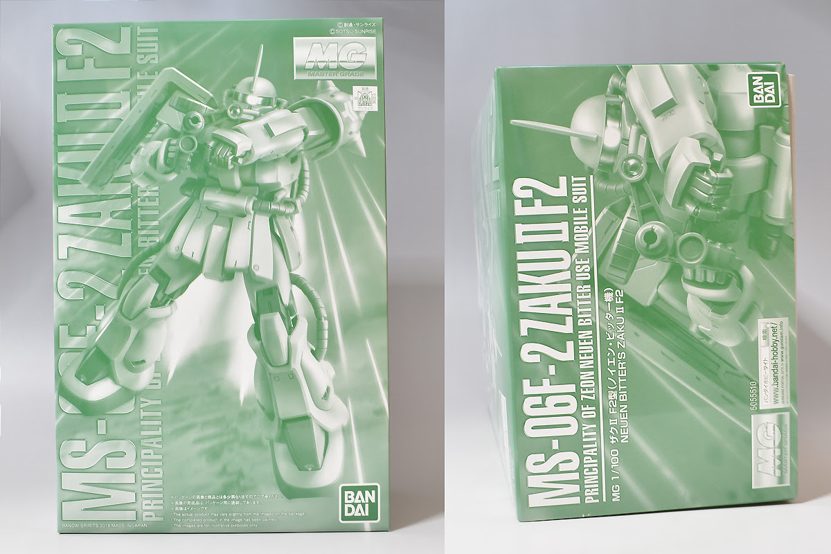 Mg Ms 06f 2 ザク F2型 ノイエン ビッター機 のパッケージ ランナー レビュー ガンダムブログはじめました