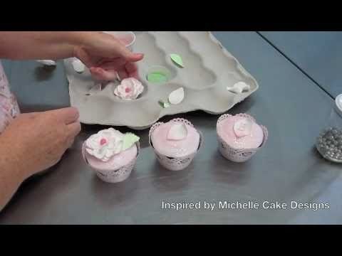 rose cupcakes inspired by michelle cake designs