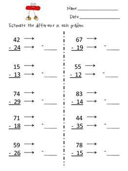 estimating sum worksheets for grade 3 janet garzas 3rd grade math