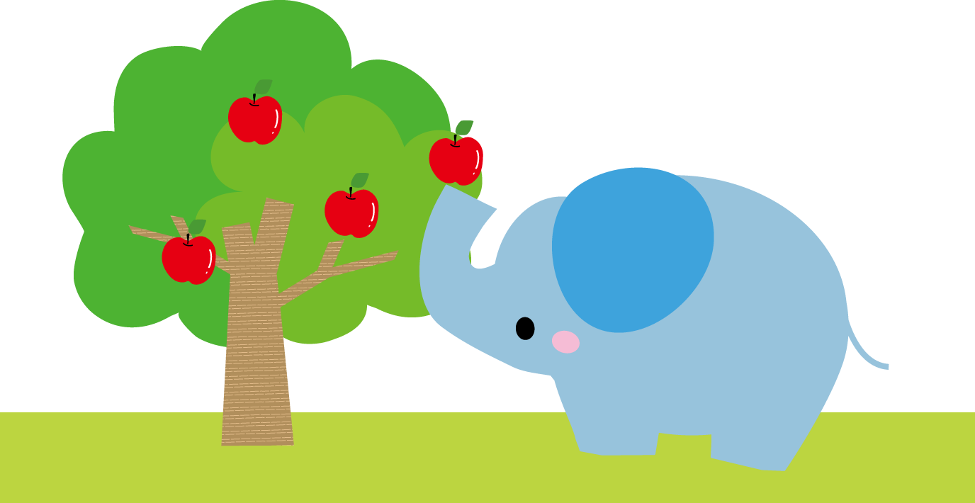 ぞう ゾウ イラスト 無料イラストフリー素材