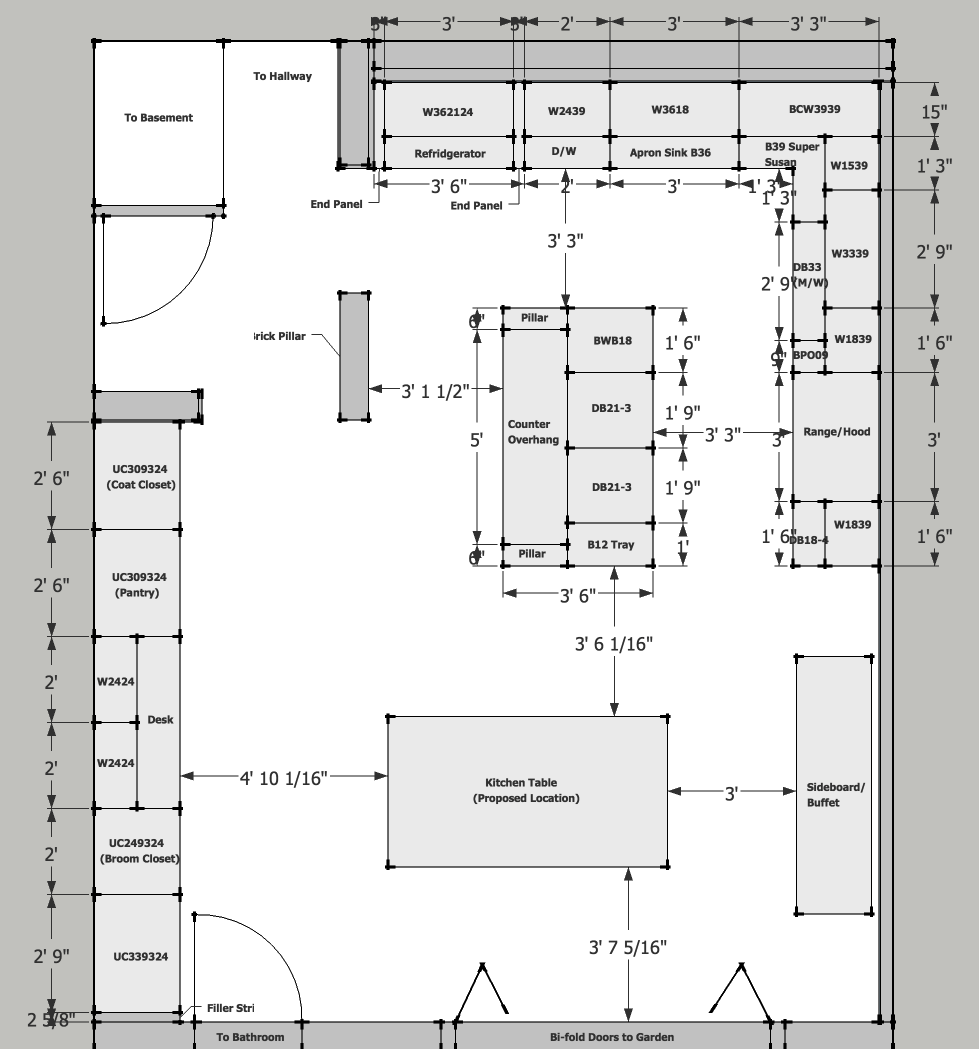 Brownstone Kitchen Layout: Feedback Requested - Kitchens Forum ...