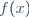 f(x)
