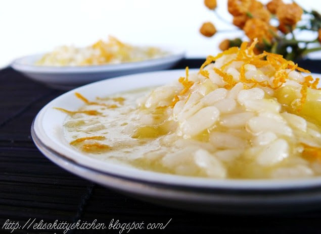 Risotto zucca taleggio e arancia