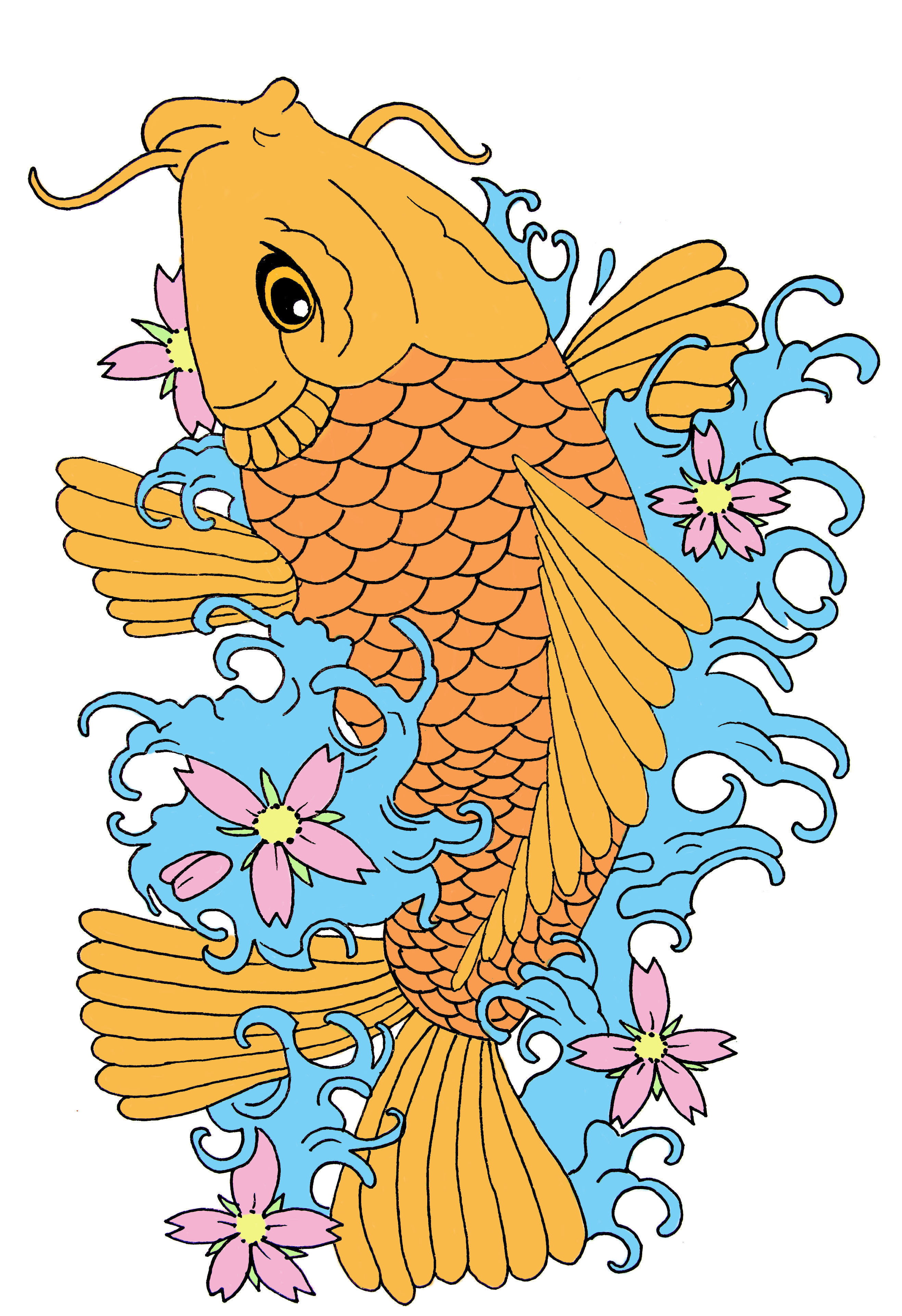Japanese Koi FIsh by