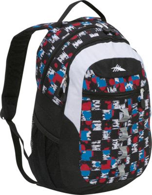 High Sierra Opie Backpack - Grunge Checker, White,