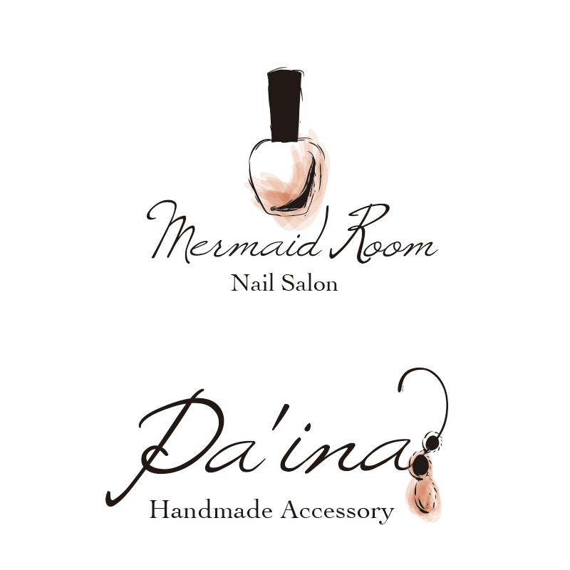 ネイルサロン Mermaid Room様ロゴ 製作 Yojibee