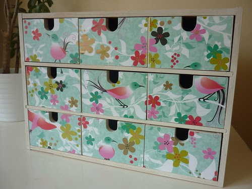 Ikea shelves made over