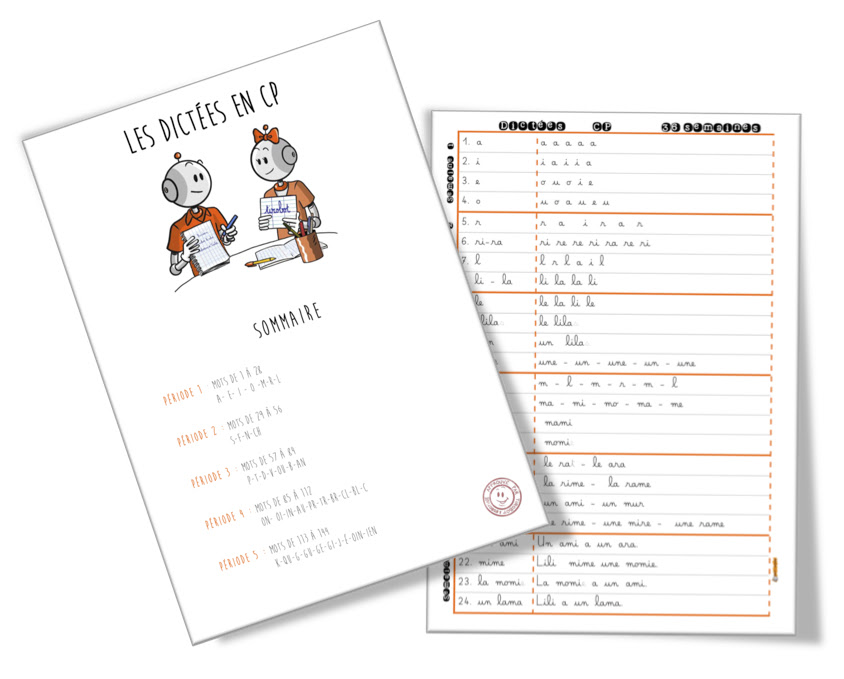 Dictees Cp En Lien Avec Taoki Bout De Gomme
