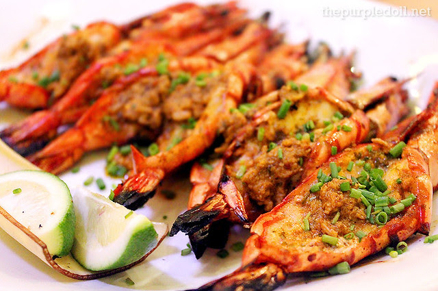 Grilled Tiger Prawns topped with house-made Aligue Butter (Large P765)
