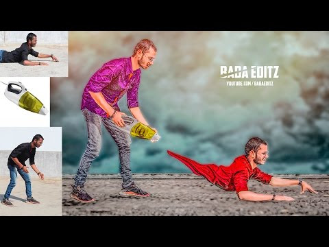 vacuum effect - photoshop manipulation tutorial