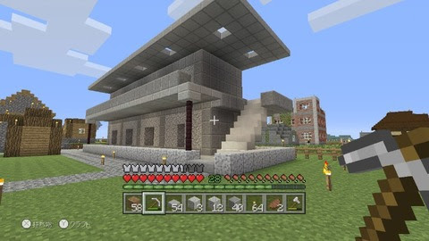 村に石造のアパートを作る ２ だんちゃんの気ままにありのまマイクラwiiu