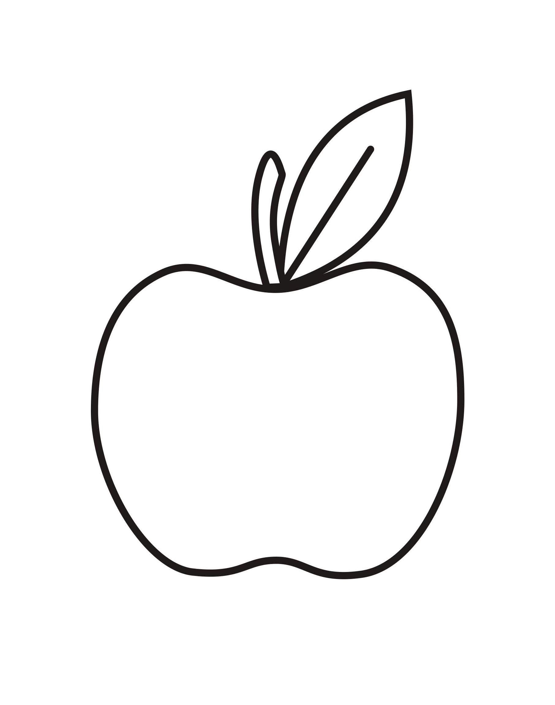 Download Apple coloring pages to download and print for free