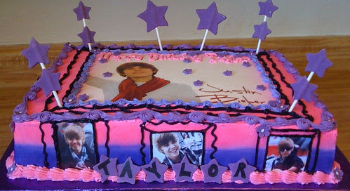 bieber cake. justin ieber cake