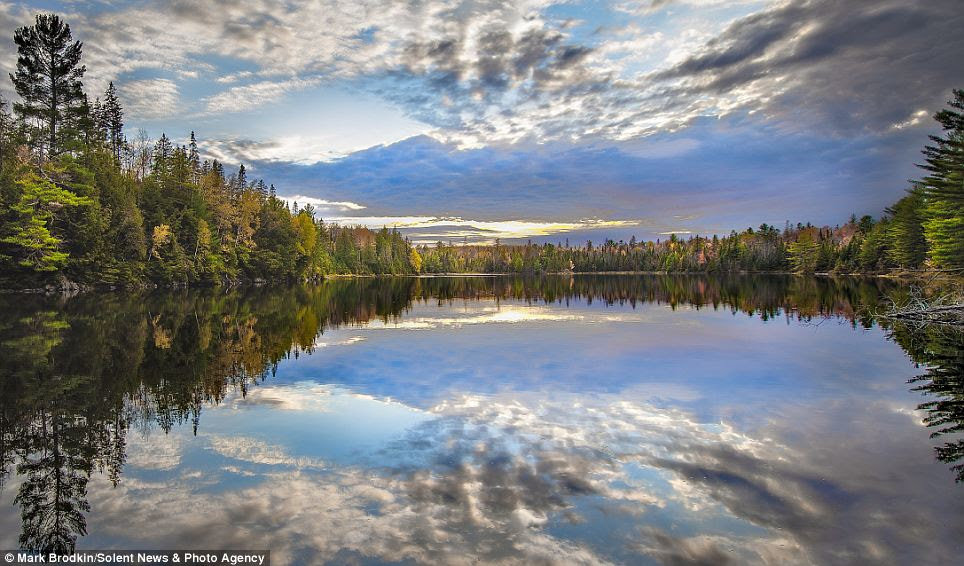 Peck Lake in Algonquin Park, Northeast Canada