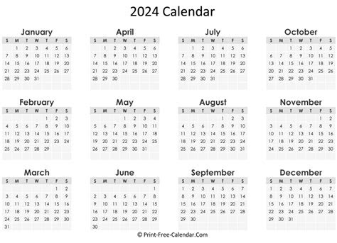All calendar word files are in docx format and compatible with openoffice and google docs. 2024 yearly calendar 2024 calendar templates and images printable