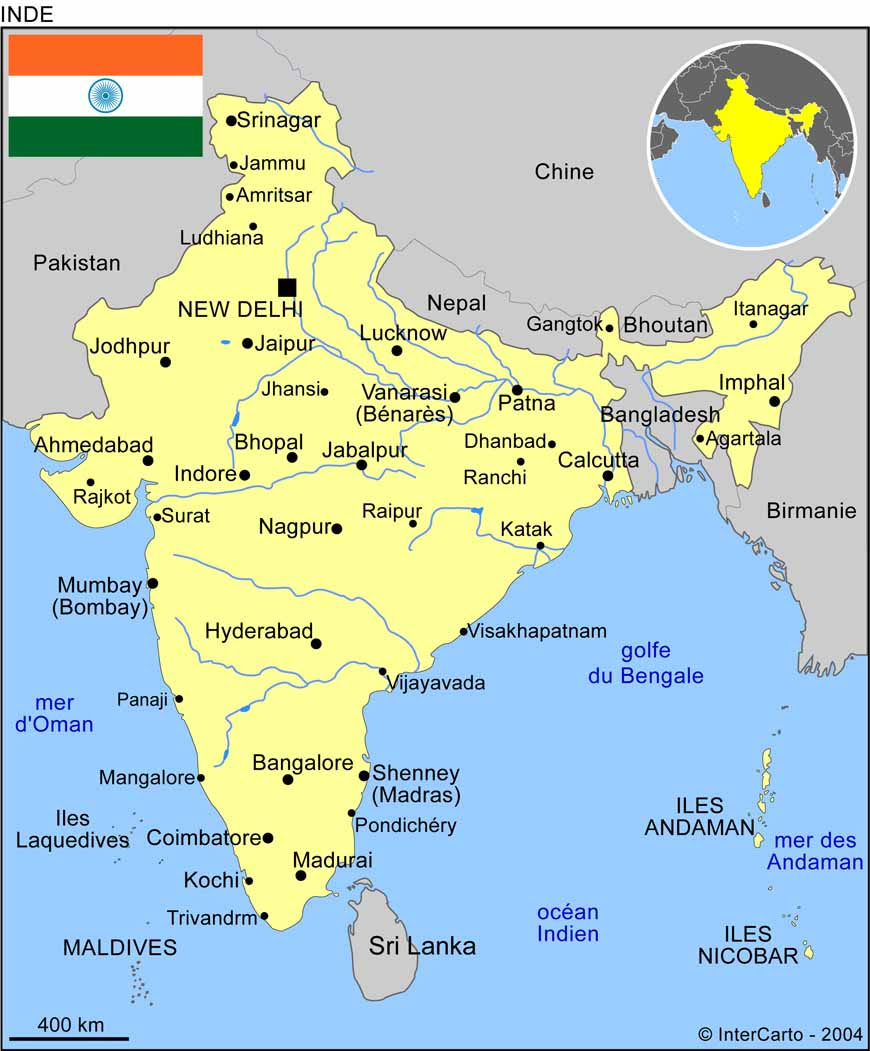 Inde carte g ographique Archives Voyages Cartes Inde carte g ographique Archives Voyages Cartes