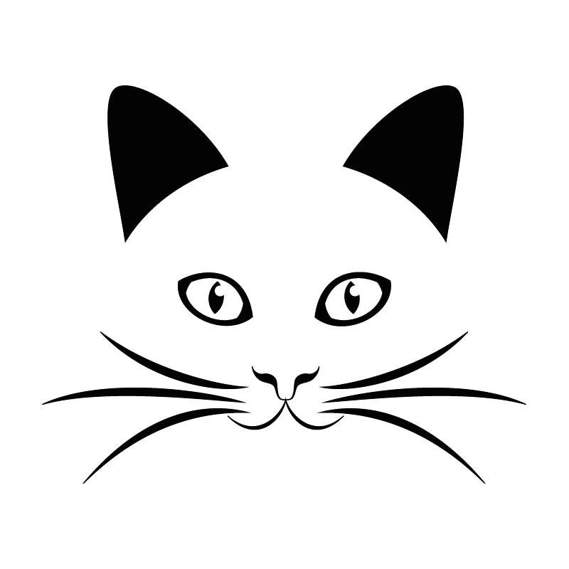 Dessin De Tete De Chat Facile  Autre dessin du grand chat  coloriage
