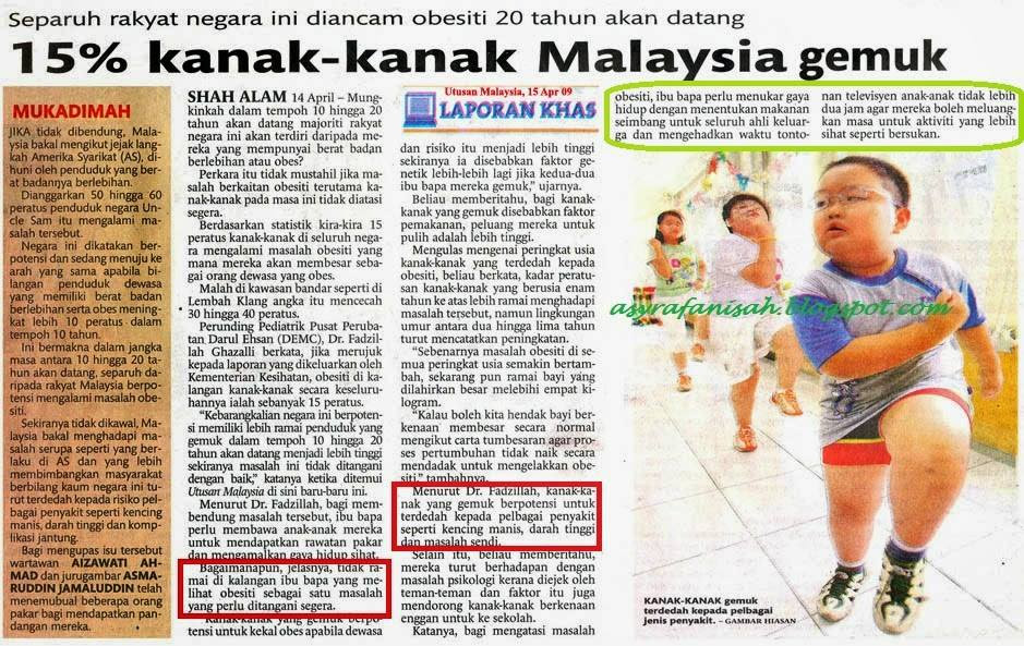 Peningkatan Obesiti Di Malaysia