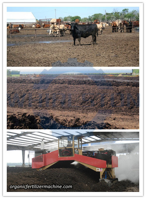 Cow Dung Organic Fertilizer Manufacturing Process Machines
